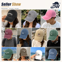 Gorra de béisbol unisex vintage de algodón lavado y desgastado, estilo camionero, ajustable, para deportes, sin estampado, al por mayor