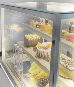 Profesional escaparate torta panadería de vidrio pantalla refrigerador hecho en China - Product Image 3