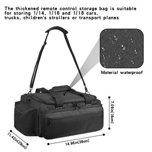 Tool Bag Multi Compartment Water Resistant Electrician Tool Storage Duffle Bag With Double Handle Yellow 25-29 Pockets - Product Image 5