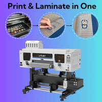 Imprimante UV DTF 2026 avec laminateur, machine d'impression rouleau à rouleau de 60 cm pour autocollants, étiquettes et tasses
