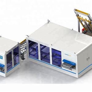 تغليف أوتوماتيكي لأرضيات LVT/PVC/SPC مع صندوق كرتون - Product Image 1