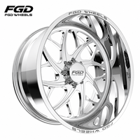 Jantes américaines forgées personnalisées 8x170 8x180 8x6.5 6x5.5 6X135 22x12 24x14 26x14 Jantes de camion forgées pour Ford F250 F350