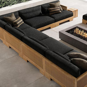 ชุดโซฟาไม้สักสำหรับสวนกลางแจ้งสุดหรูทันสมัย - Product Image 2