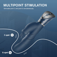 Vibrateur pour femmes de grande taille, puissant, stimulation du point G, 10 modes de vibration, rechargeable par USB, étanche, silencieux.