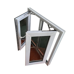 Fenêtre résistante aux ouragans Fenêtre en PVC Fenêtre à battants en UPVC pour maison aux Bahamas - Product Image 3