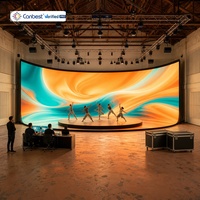 Écran de studio de tournage mural de scène de cinéma modulaire à affichage LED 8K immersif 3D