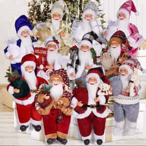 Ornements <span class=keywords><strong>de</strong></span> cadeau <span class=keywords><strong>de</strong></span> Noël <span class=keywords><strong>de</strong></span> poupée <span class=keywords><strong>de</strong></span> père Noël <span class=keywords><strong>de</strong></span> 12 pouces <span class=keywords><strong>de</strong></span> luxe pour la <span class=keywords><strong>d</strong></span>écoration <span class=keywords><strong>de</strong></span> fenêtre <span class=keywords><strong>de</strong></span> fête <span class=keywords><strong>de</strong></span> vacances à la maison - Product Image 1