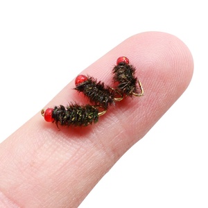 ชุดเบ็ดตกปลาสแตนเลส 10 ชิ้น สำหรับตก<span class=keywords><strong>ปลา</strong></span>เบสและ<span class=keywords><strong>ปลา</strong></span>ขาว พร้อมตัวเบ็ดแบบมีขนและแบบแมลง - Product Image 1