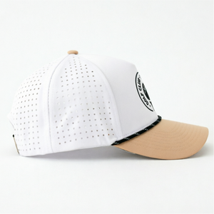 Casquette de baseball pré-courbée en toile de corde du Vietnam, vierge, personnalisable, snapback, pour l'extérieur, 5 panneaux, pour adulte - Product Image 5