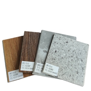 Plancher <span class=keywords><strong>stratifié</strong></span> d'aspect bois plancher imperméable en vinyle SPC planche de vinyle SPC avec plinthe de sol pour la décoration - Product Image 3