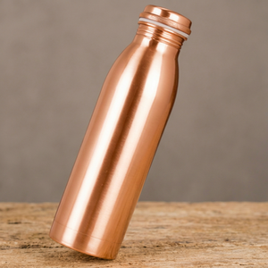 Bouteille en cuivre pur sans joint, écologique, pour le bureau, style oriental, écologique, portable, pour les voyages - Product Image 1