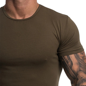 ホットセール メンズ フィットネス ランニング スポーツ Tシャツ 卸売 ジム ワークアウト 通気性 速乾 Tシャツ - Product Image 4