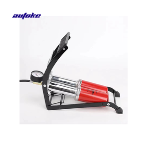 אופניים כפול צילינדר, רכב צמיג ידני משאבת אוויר כף רגל אוויר עבור אופניים & טיפול במחזור - Product Image 2