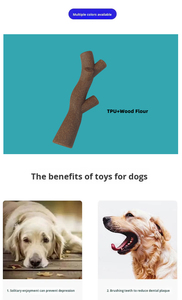 <b>Bite</b>-Resistant TPU Dog Chew Toys Non-Toxic Safe Pet Teething Supplies - Product Image 5