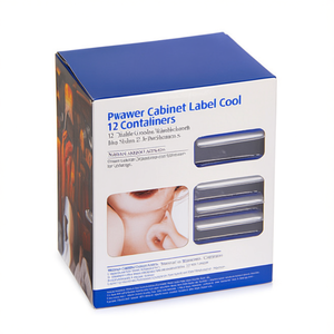 Drawer Cabinet Label Cab Tool <b>Containers</b> 12 Drawer <b>Stackable</b> <b>Storage</b> Organizers for Workshop Garage - Product Image 1
