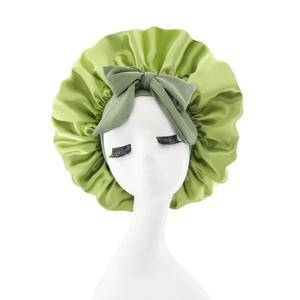 <span class=keywords><strong>Bonnet</strong></span> <span class=keywords><strong>en</strong></span> satin élastique décontracté pour femmes, couleur unie, soyeux, soin des cheveux, <span class=keywords><strong>bonnet</strong></span> <span class=keywords><strong>de</strong></span> <span class=keywords><strong>nuit</strong></span>, bande à nouer, enveloppe pour cheveux naturels - Product Image 5