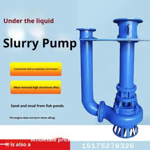 Pompe à boue électrique <span class=keywords><strong>verticale</strong></span> haute performance YZ, résistante à l'usure, pour l'extraction de sable, pompe à boue, moteur spécial, dragage de bassin - Product Image 4