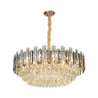Lampe LED suspendue en cristal K9, design nordique moderne, luminaire décoratif de plafond, idéal pour une Villa, un restaurant, un hôtel ou un appartement