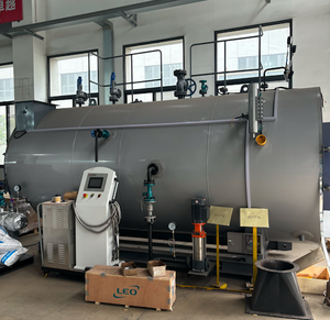 <span class=keywords><strong>Chaudière</strong></span> à vapeur industrielle à double combustible, à circulation naturelle horizontale, basse pression, à huile et à gaz, nouvelle, 8T, haute efficacité, économie d'énergie - Product Image 2