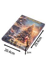 Calendrier de l'Avent de Noël 2026, boîte cadeau de bijoux, compte à rebours de 24 jours avec collier, bracelet, boucles d'oreilles, ensemble de bijoux DIY pour femmes