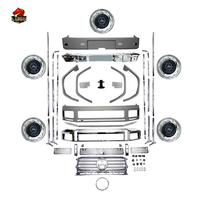 Pare-chocs de voiture en fibre de carbone sèche et électroplaqué, version rétro, pour Mercedes-Benz Classe G W464 W465, kit carrosserie large pour modification automobile