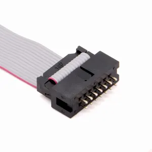 Box Ejector Header 2.54IDC 1.27mm Gray Flat Cable 2651 Flat Ribbon Cable