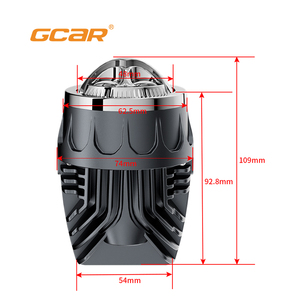 GCAR Long Shot H11 Dual Laser Fog Lamp Spotlight Three Colors 55W Penetration Beam Headlight - Product Image 6