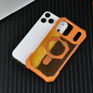 Sang Trọng Từ Trường Hợp Chống Sốc Cho Iphone 17 Pro Max Heavy Duty <span class=keywords><strong>Armor</strong></span> Bảo Vệ Với Drop Bảo Vệ Từ Kim Loại Chân Đế - Product Image 4