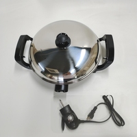 Machine à Injera Éthiopienne de 40 cm en Argile Électrique Mogogo Injera Maker Europe Grill Électrique Mitad Mogogo pour Cuisiner l'Injera