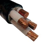 Cable de Alimentación Industrial de Bajo Precio, 5x10mm, Núcleo de Cobre, Aislamiento XLPE, 0.6/1kV, con Revestimiento de PVC