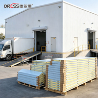 Panneaux de chambre froide walk-in en sandwich d'acier pour kit de conteneur congélateur industriel