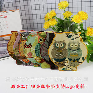 แผ่นรองแก้วเซรามิกรูปทรงไม่สม่ำเสมอ ทนความร้อน สีขาว ทำจากโดโลไมต์ พิมพ์ลายดิจิทัล ของขวัญส่งเสริมการขาย - Product Image 5