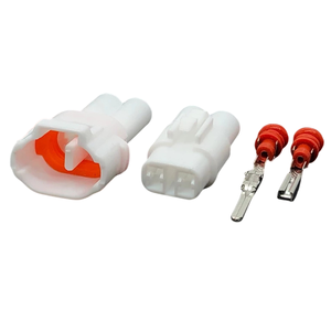 Connettori automobilistici bianchi a 2 Pin con terminali spina sigillata MT 6187-2171 - Product Image 6