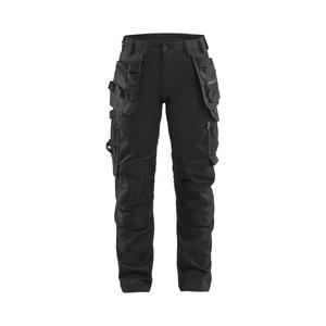 BLAKLADER - 713218329900C42 Pantalon Craftsman pour femme avec stretch Noir-PANTALON DE TRAVAIL EAN 7330509924396 PANTALON DE TRAVAIL EN DENIM - Product Image 4