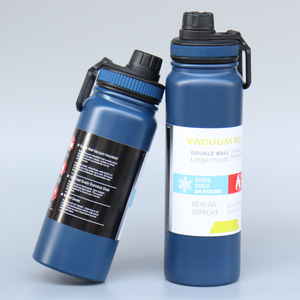 FX Factory 600ml 800ml <span class=keywords><strong>1000ml</strong></span> Frasco de Vacío Térmico de acero inoxidable aislado portátil Botella de agua para acampar de viaje - Product Image 5