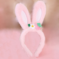 Mignon lapin bandeau paillettes oreilles de lapin belle remise des diplômes école casque pour la rentrée des classes fête de Pâques saint valentin