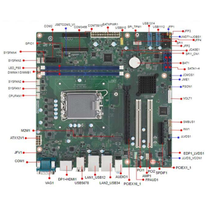 Placa Base Industrial Advantech AIMB-508 LGA1700 para Procesadores I3/I5/I7/I9 de 12ª/13ª/14ª Generación, Micro-ATX, PRIME, Doble Canal DDR4 - Product Image 3