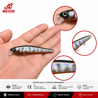 Leurre dur flottant Red Eyes, échantillon gratuit, direct usine, 70mm 5.5g, pour eau douce et eau salée, vente en gros