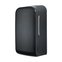 Wisekleen ABS Capteur infrarouge à piles Distributeur automatique de savon liquide noir Distributeur de savon en plastique Distributeur de savon d'hôtel