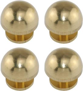 E Outstanding Sets Gold <b>Purse</b> Handbag Feet Nailhead Round Stud Solid Brass Screw Back Spike Metal Studs Rivet Leather Craft DIY - Product Image 1