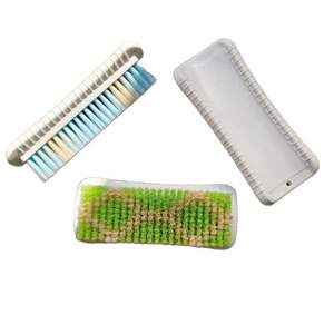 Cepillo de Lavandería de Cerdas Suaves, Herramienta de Limpieza de Ropa de Plástico, Color Beige, Cepillo Multifuncional para Zapatos, Hecho en Zhejiang - Product Image 1