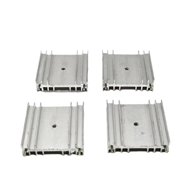 Electronic Heat Sink MOSFET High-Power Aluminum 6061 CNC Machined Anodized Profile