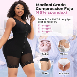 Xương Bài Phẫu Thuật Mông Nâng Lên Máy Ép Tráng Cao Nén Phụ Nữ Shapewear May Faja Colombianas Fajas Para Mujer - Product Image 4