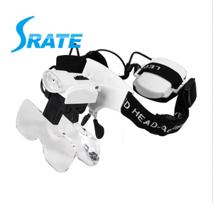 <span class=keywords><strong>Loupe</strong></span> à bandeau avec LED |   Idéal <span class=keywords><strong>pour</strong></span> la réparation <span class=keywords><strong>de</strong></span> montres, les travaux <span class=keywords><strong>de</strong></span> tatouage et les soins <span class=keywords><strong>de</strong></span> beauté - Product Image 1