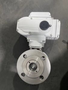 DN50-150 6-Inch High PN40 Stainless Steel On/Off Type Ball V Double Flange Hard <b>Seal</b> - Product Image 6