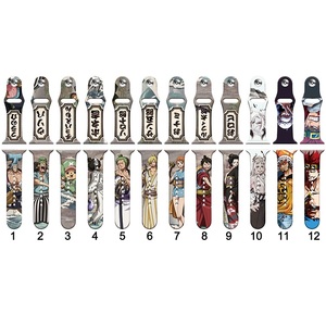 IWatch สายนาฬิกาลาย<span class=keywords><strong>การ์ตูน</strong></span>น่ารักขนาด38มม. 42มม. 20มม. 22มม.,สายนาฬิกายางซิลิโคนสำหรับ Iwatch 7 6 5 - Product Image 2