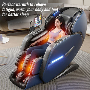 Elektrischer <span class=keywords><strong>Massage</strong></span> stuhl Ganzkörper 3D Schwerelosigkeits-Therapie Fuß rollen <span class=keywords><strong>massage</strong></span> stühle Touch Recliner <span class=keywords><strong>Massage</strong></span> stuhl mit Wärme - Product Image 2