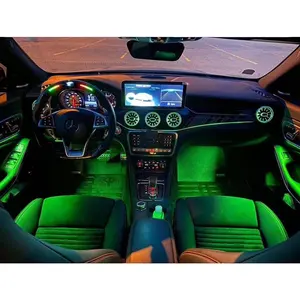 CLA W117 Luzes ambiente 12 cores e ventilação interior Luzes ambiente para Mercedes W117 W156 W176 W246