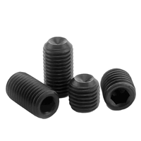 Vis à tête hexagonale à empreinte hexagonale DIN916 en acier au carbone de qualité 10.9 12.9 avec pointe bombée
