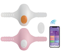 Schmetterlingsförmiger Tragbarer Vibrator - USB-Aufladbar IPX7 Wasserdicht 10-Gang Multi-Vibration